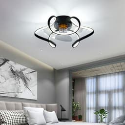 image-Ceiling Fan Lamp Nordic Creative Modern Invisible Chandelier