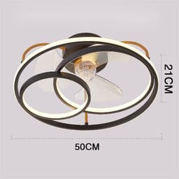 image-Ceiling Fan Lamp Nordic Creative Modern Invisible Chandelier