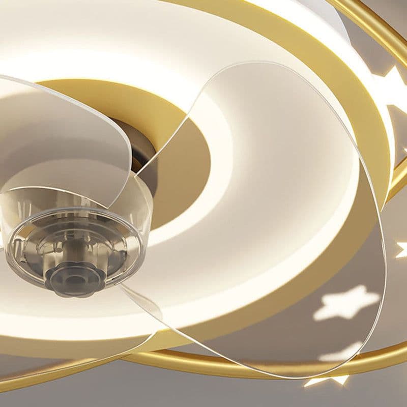 image-Nordic bedroom decor led lights for room Ceiling fan light lamp restaurant dining room Ceiling fans with lights remote control