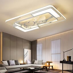 image-Ceiling Fan Light Thin Living Room Bedroom