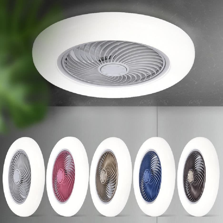 image-Ultra-thin Ceiling Fan Lamp Bedroom Living Room