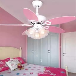 image-Children's Fan Lights Dining Room Ceiling Fan Lights With LED