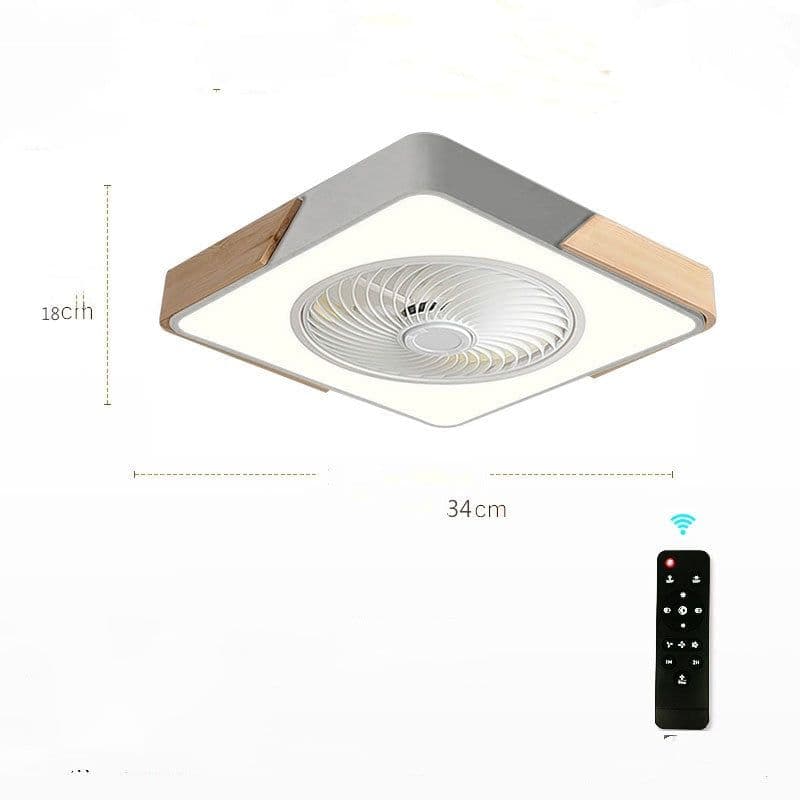 image-Modern Ceiling Fan With Light And Control Home Decor Lamp