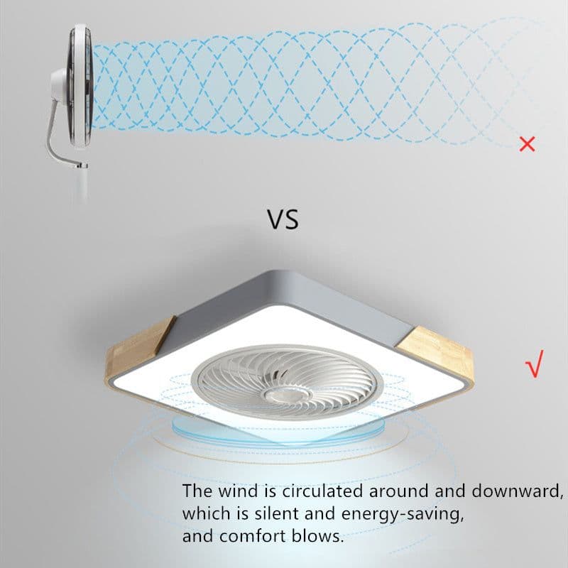 image-Modern Ceiling Fan With Light And Control Home Decor Lamp