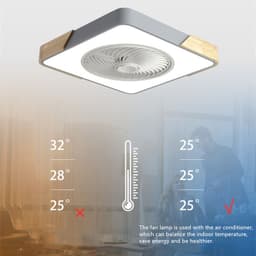 image-Modern Ceiling Fan With Light And Control Home Decor Lamp