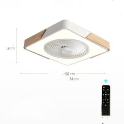 image-Modern Ceiling Fan With Light And Control Home Decor Lamp