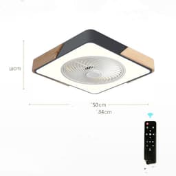 image-Modern Ceiling Fan With Light And Control Home Decor Lamp
