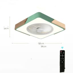 image-Modern Ceiling Fan With Light And Control Home Decor Lamp