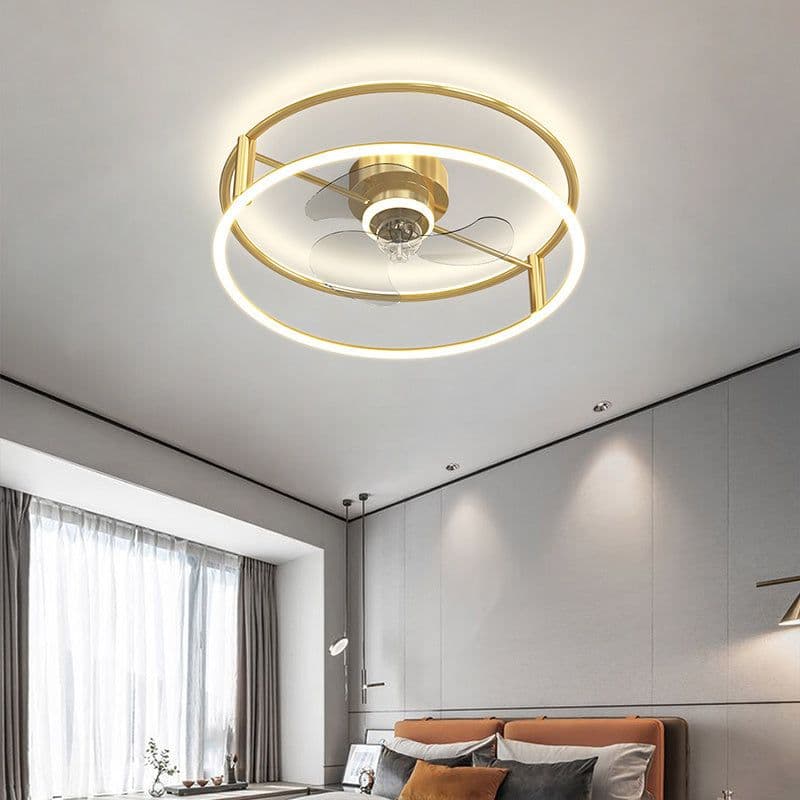 image-Modern Simple Ceiling Electric Fan Lamp