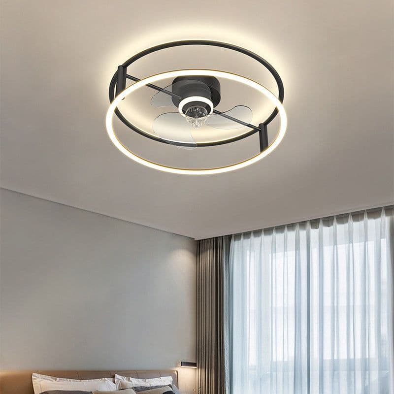 image-Modern Simple Ceiling Electric Fan Lamp