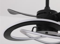 image-Variable Frequency Ceiling Fan Lamp In Bedroom