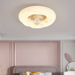 image-Bedroom LED Ceiling Silent Fan Light