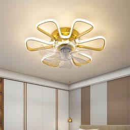 image-Intelligent Tmall Genie Voice Control Ceiling Fan Light