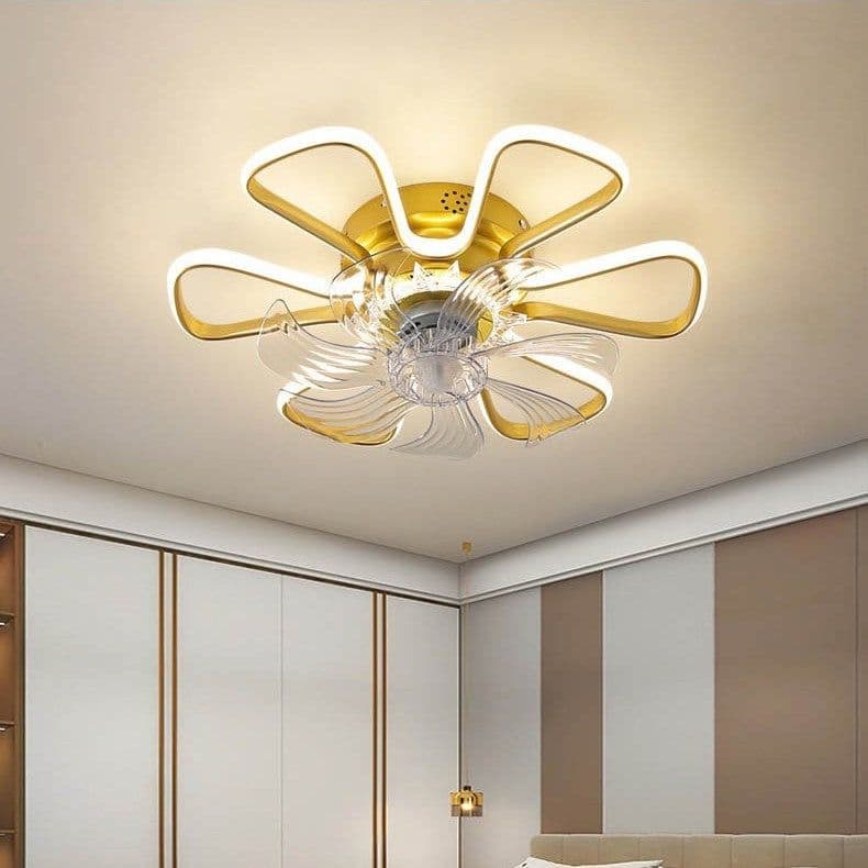 image-Intelligent Tmall Genie Voice Control Ceiling Fan Light