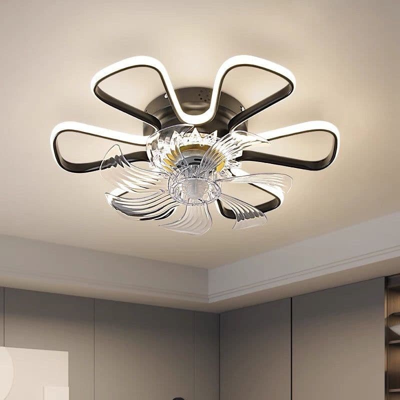 image-Intelligent Tmall Genie Voice Control Ceiling Fan Light