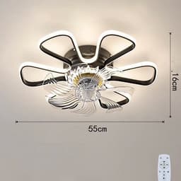 image-Intelligent Tmall Genie Voice Control Ceiling Fan Light