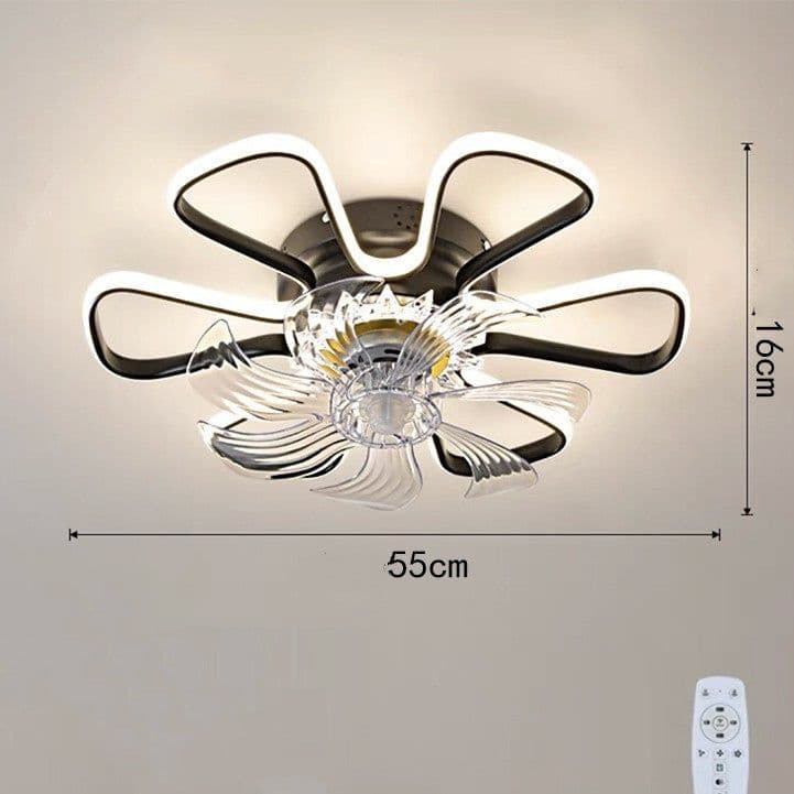 image-Intelligent Tmall Genie Voice Control Ceiling Fan Light