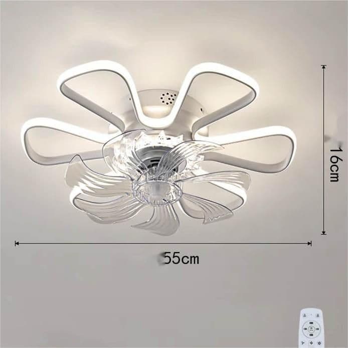 image-Intelligent Tmall Genie Voice Control Ceiling Fan Light