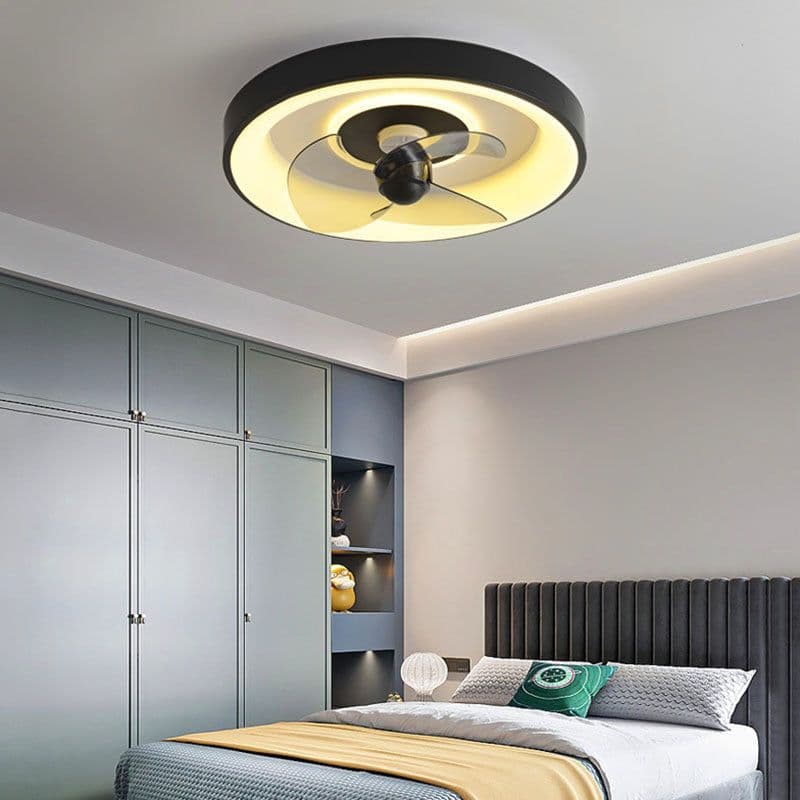 image-Ceiling Suction Household Smart Fan Lamp