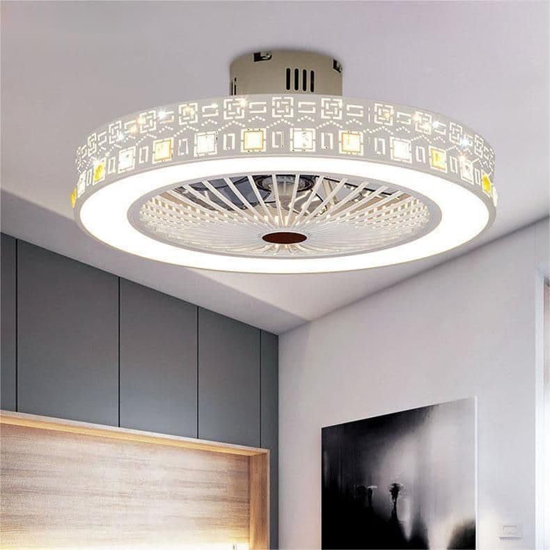 image-Ceiling Fan Light Simple Household Lamps