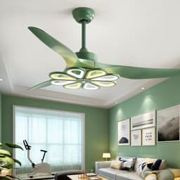 image-Nordic Modern Simple Frequency Conversion Ceiling Fan Light