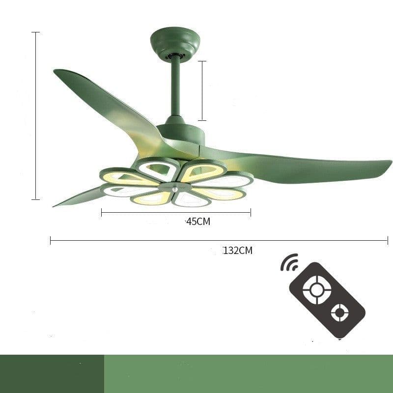image-Nordic Modern Simple Frequency Conversion Ceiling Fan Light