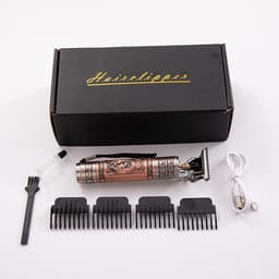 image-Electric Hair Clipper Men's Oil Head Electric Hair Clipper Hair Clipper Set Electric Hair Clipper Buddha Head Retro Household Cross-Border