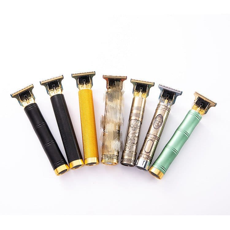 image-Electric Hair Clipper Men's Oil Head Electric Hair Clipper Hair Clipper Set Electric Hair Clipper Buddha Head Retro Household Cross-Border