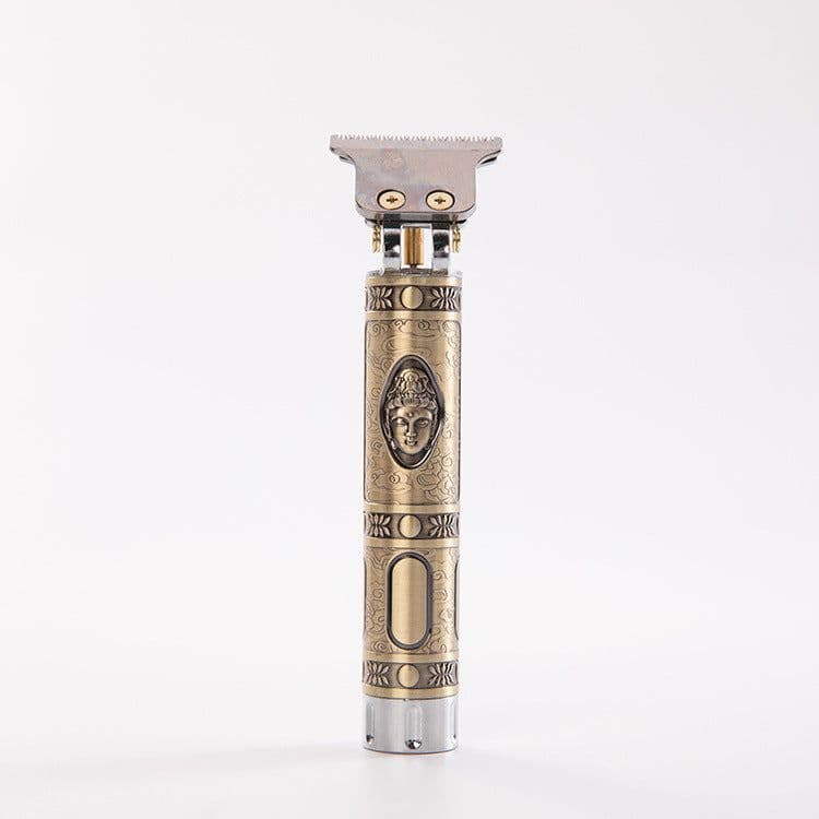 image-Electric Hair Clipper Men's Oil Head Electric Hair Clipper Hair Clipper Set Electric Hair Clipper Buddha Head Retro Household Cross-Border