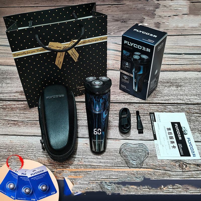 image-Genuine Feike Electric Shaver Shaving Knife Gift Box Packing Birthday Gift Practical For Boyfriend Dad