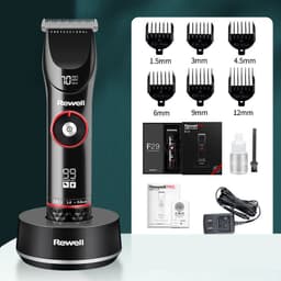 image-Factory Direct Sale Riwei Hairdresser Electric Push Scissors Household Electric Shaver Rechargeable Push Professional Hair Salon