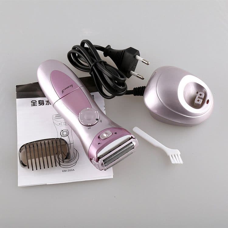 image-Household Rechargeable Waterproof Electric Ladies Hair Razor Plucker Razor