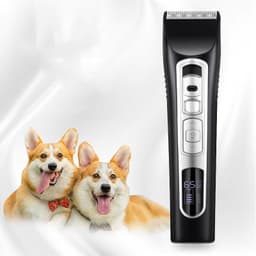image-LCD Display Pet Hair Clippers Teddy Dog Trimmer