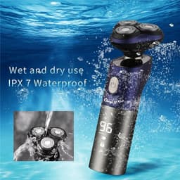 image-Multifunctional Intelligent Floating Electric Shaver Whole Body Washing Razor Rechargeable