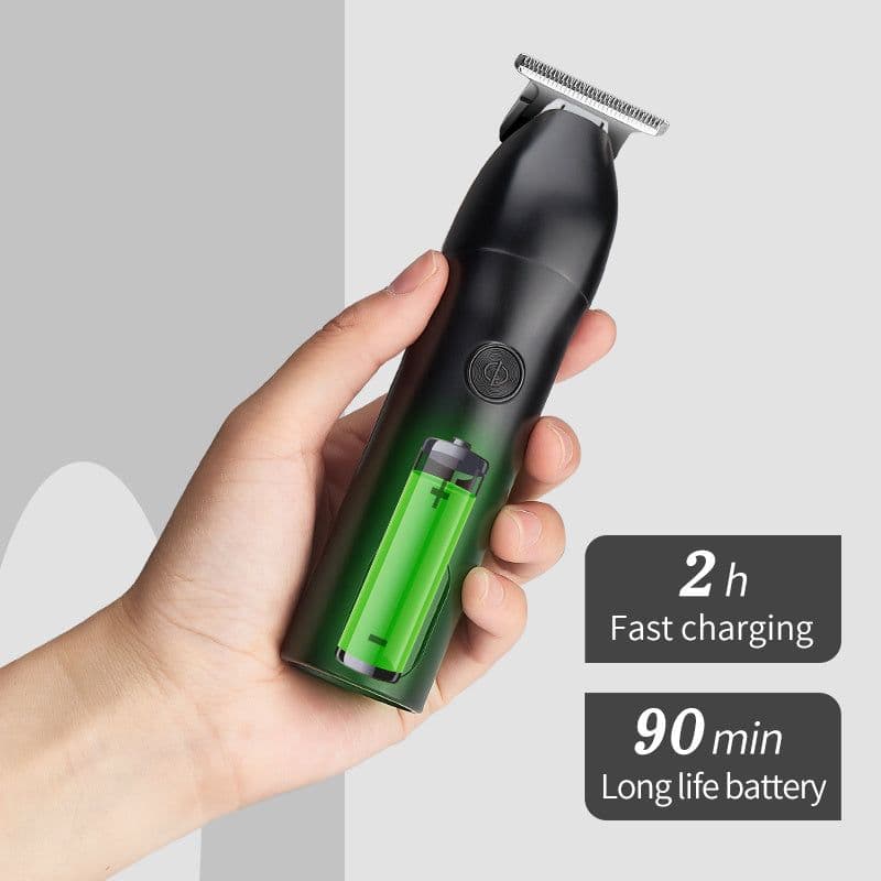 image-LCD Display Oil Head Carving Trimming Electric Clipper