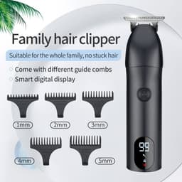 image-LCD Display Oil Head Carving Trimming Electric Clipper