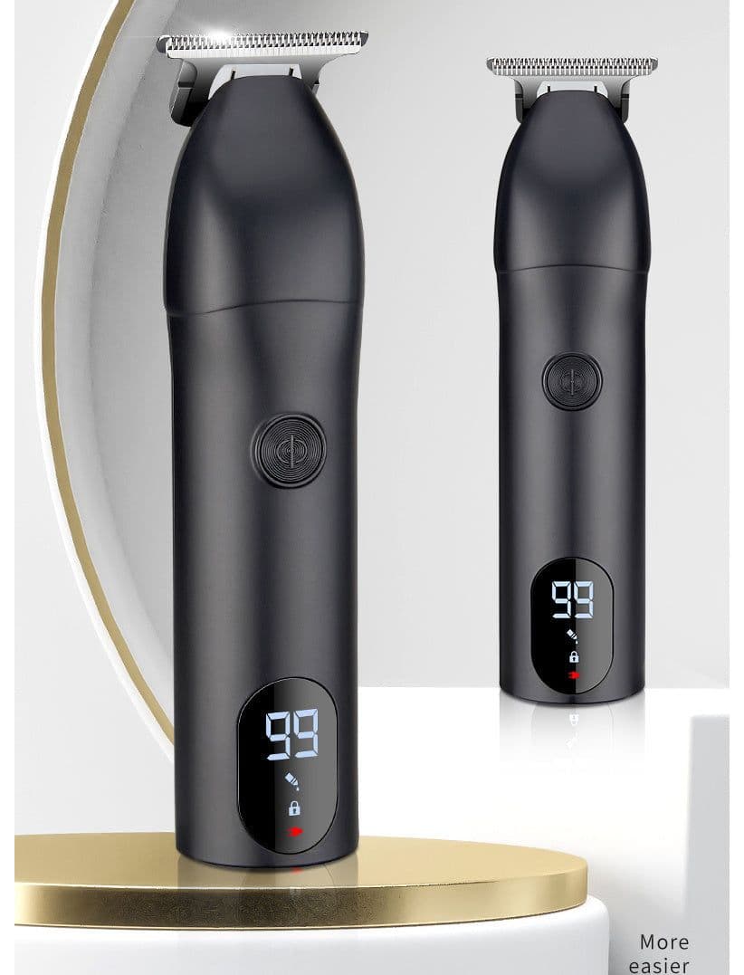 image-LCD Display Oil Head Carving Trimming Electric Clipper