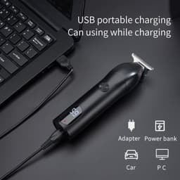 image-LCD Display Oil Head Carving Trimming Electric Clipper