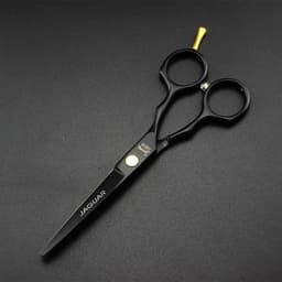 image-Silver Leopard Haircut Bangs Haircut Thinning Shears