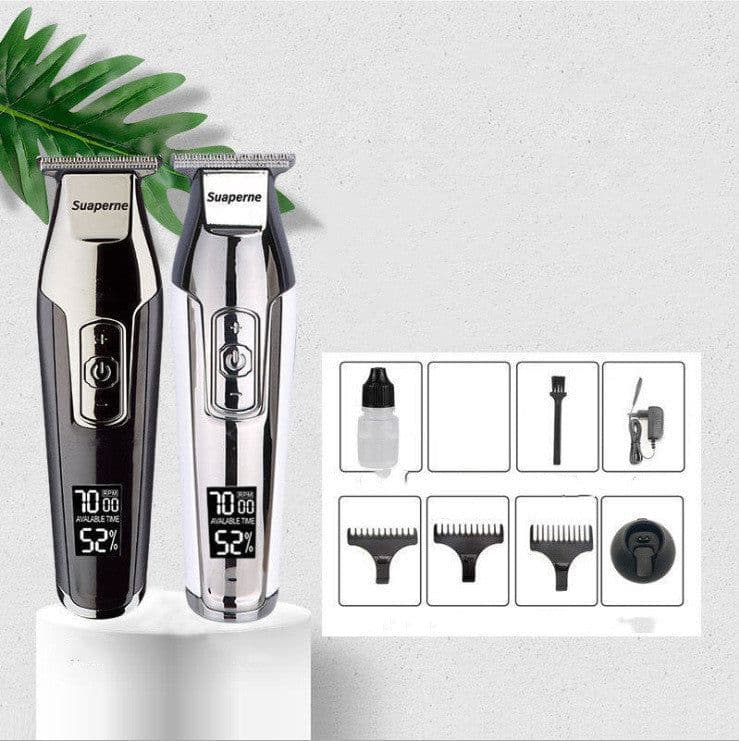 image-Men's Fader Gradient Hair Salon USB Charging Hair Clipper