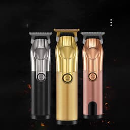 image-LCD Digital Display USB Charging Retro Oil Head Carving Hair Clipper