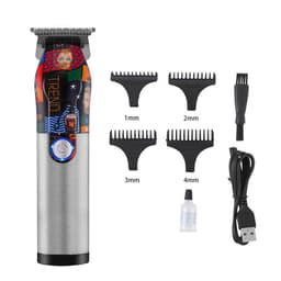 image-LCD Digital Display USB Charging Retro Oil Head Carving Hair Clipper