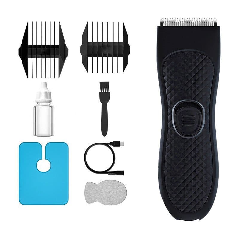 image-Multifunctional Automatic Men's Body Hair Clipper Set Oil Head Shaving Electric Clipper