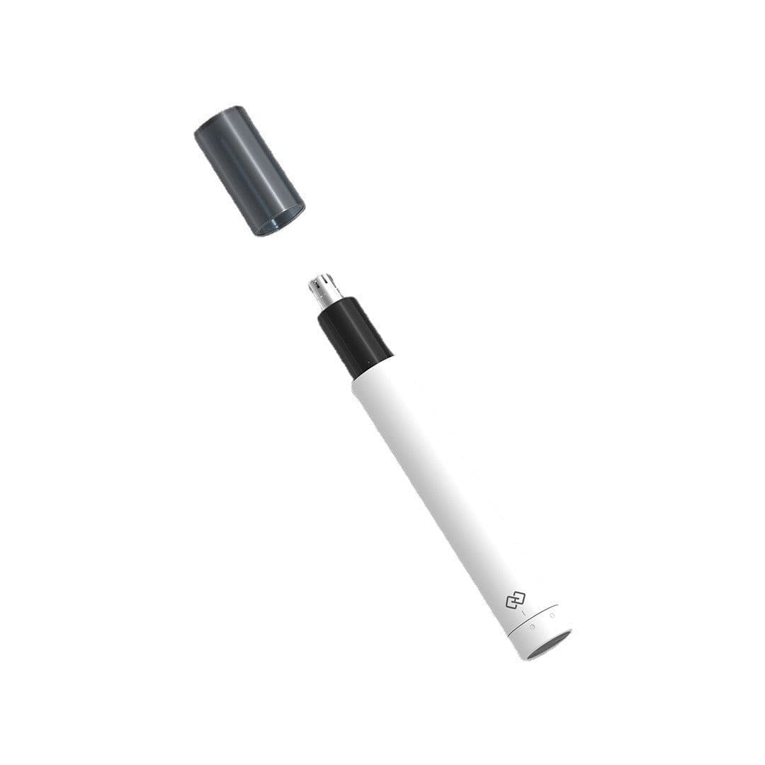 image-White Mini Whole Body Wash Nose Hair Remover Small Portable Nose Hair Trimmer
