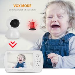 image-Baby Monitor Baby Monitor 4.3 Inch 1080P