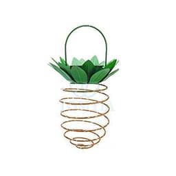 image-Outdoor Waterproof Garden Pineapple Solar Lights Path Lights Hanging Fairy Lights Solar Led Warm Fairy String Decor