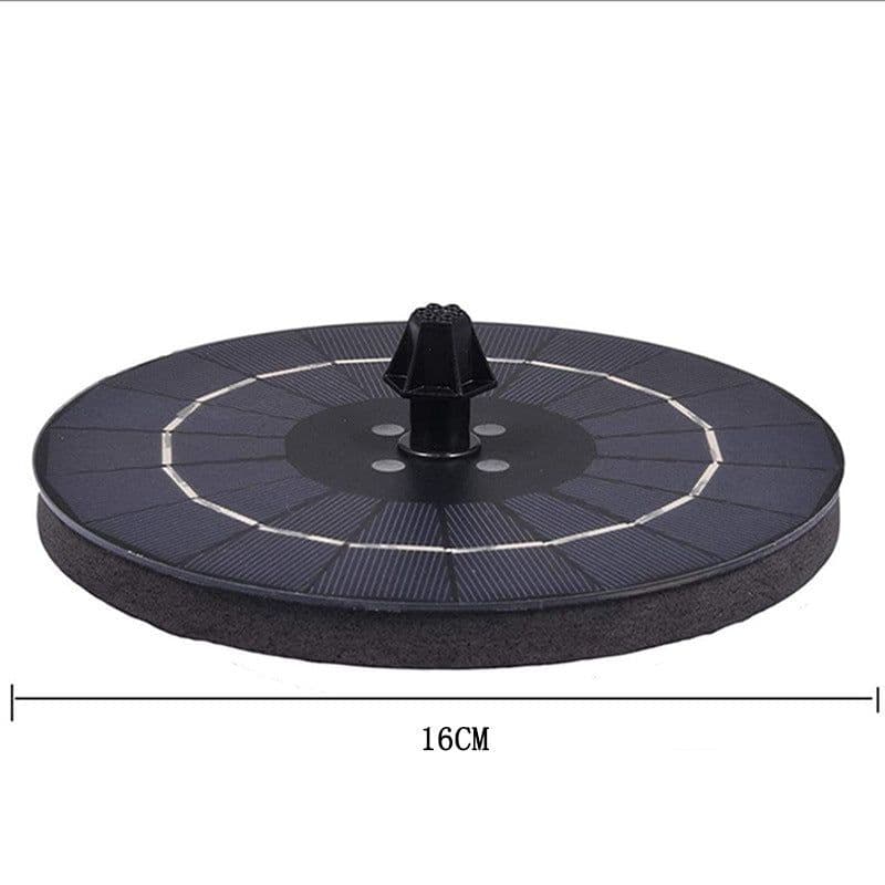 image-Solar Fountain Pump Fountain Light Round Floating Fountain Pump Color LED Light