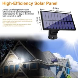 image-Split Solar Wall Light Outdoor Courtyard Human Body Induction Light