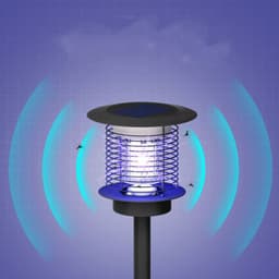 image-Solar Mosquito Killer Lamp Outdoor Waterproof Courtyard Garden Household