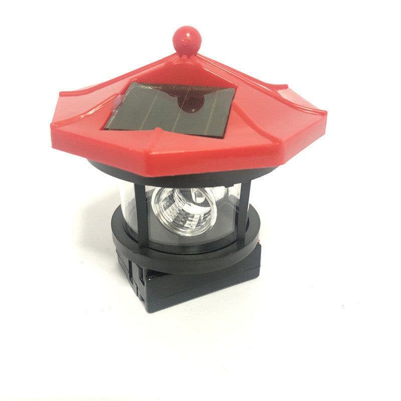 image-Solar Rotating Lighthouse Outdoor Courtyard Garden Lawn Decorative Lighting Landscape Light